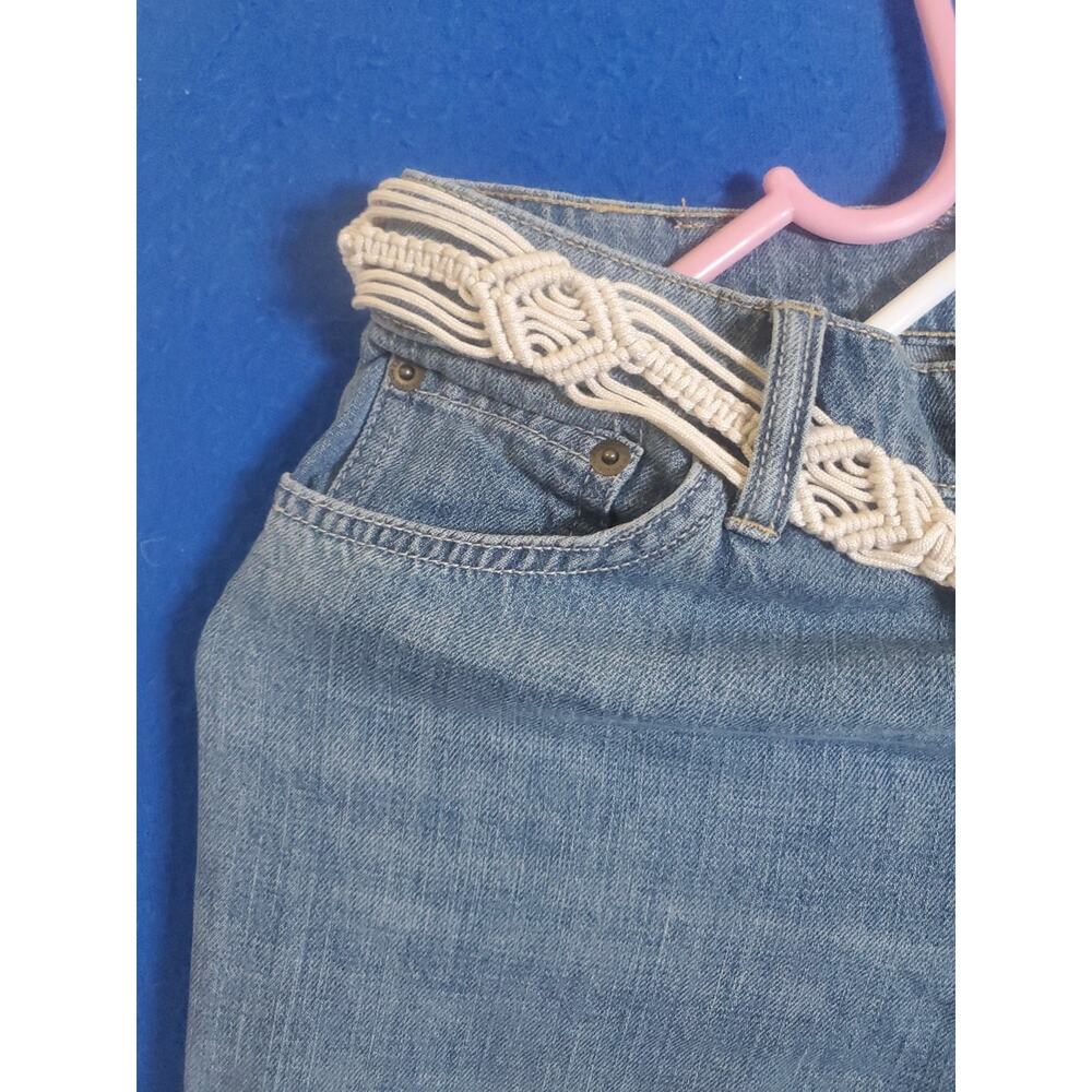 LRL Lauren Jeans Ralph Lauren Montauk Rope Belt Women’s Denim Jeans Size 8 NEW - Picture 15 of 16